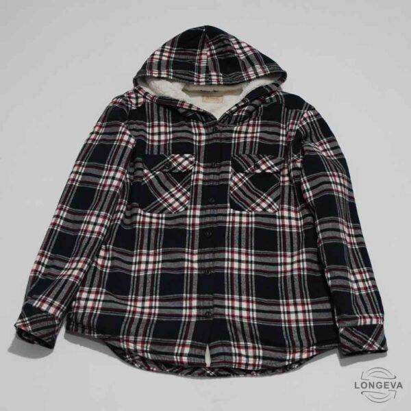 CAMISOLA BOSTON TRADERS M NEGRO CUADROS