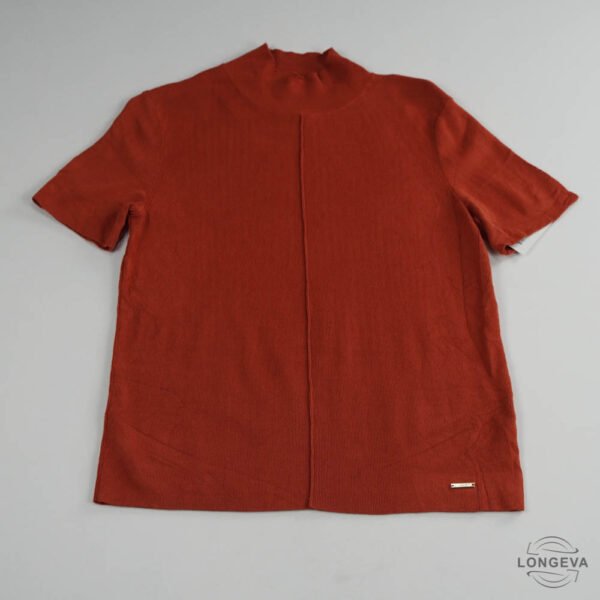 BLUSA TAHARI S NARANJA LISA