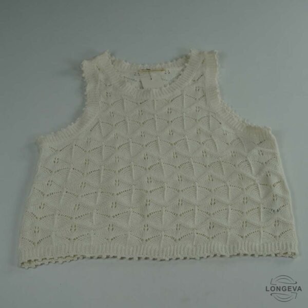 BLUSA MARINE LAYER S BLANCO TEJIDO