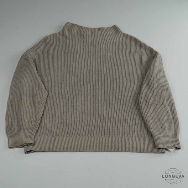 SUETER ANN TAYLOR XL GRIS TEJIDO