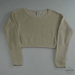 SUETER THE DROP L BEIGE TEJIDO