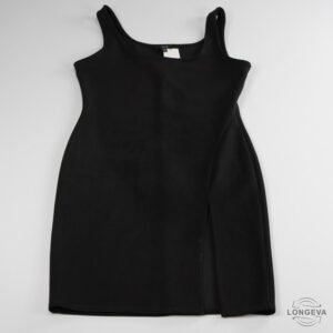 VESTIDO IRIS L NEGRO LISA