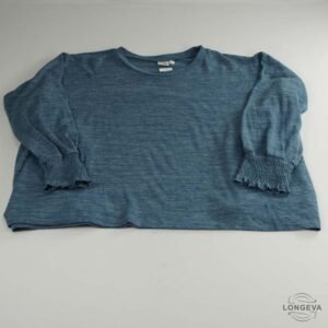 PONCHO SIMPLE 2XL AZUL TEJIDO