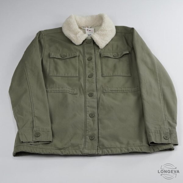 CHAQUETA HANG TEN M VERDE AFELPADO