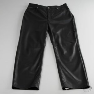 PANTALON CASUAL H&M 10 NEGRO VINIPIEL