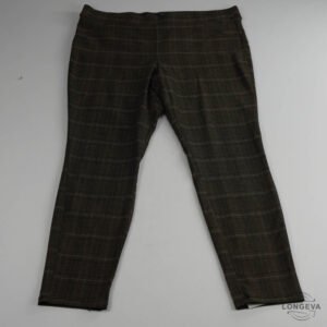PANTALON CASUAL SIMPLY VERA XL CAFÉ CUADROS
