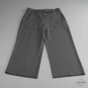 PANTALON CASUAL ZARA XS BLANCO CUADROS