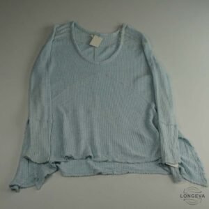 BLUSA FREE PEOPLE M AZUL LISA