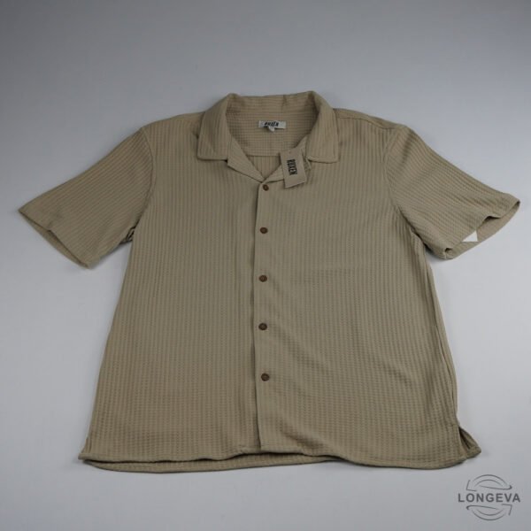 PLAYERA RUXEN L BEIGE MONOGRAMA