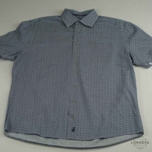 CAMISA JOHNNIE O M AZUL MONOGRAMA
