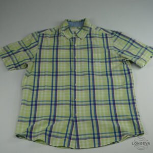 CAMISA CHAPS S VERDE CUADROS