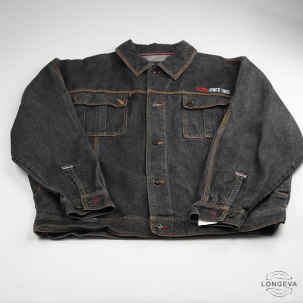CHAQUETA FUBU 2XL NEGRO MEZCLILLA