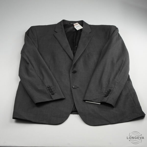 SACO KENNETH COLE 48 GRIS RAYAS
