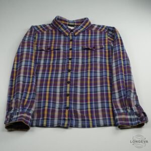 BLUSA PATAGONIA 12 MORADO CUADROS