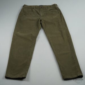 PANTALON CASUAL LANDS END 32 VERDE PANA