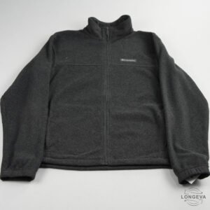 SUDADERA COLUMBIA M GRIS AFELPADO