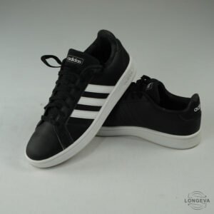 TENIS ADIDAS 28 CM NEGRO/BLANCO GRAND COURT BASE