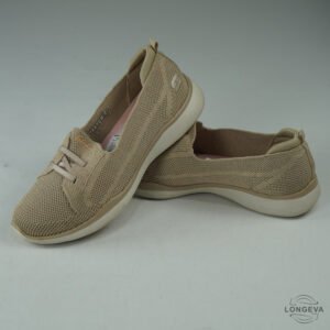 TENIS SKECHERS 25.5 CM BEIGE MICROBURST