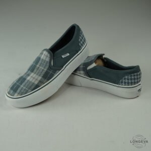 TENIS VANS 25.5 CM GRIS/BLANCO ASHER PLATFORM