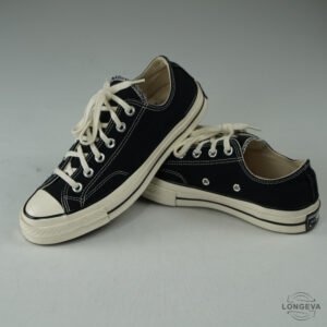 TENIS CONVERSE 25 CM NEGRO/BLANCO CHUCK 70 LOW TOP