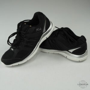 TENIS FILA 25.5 CM NEGRO/BLANCO MEMORY RESILIENT