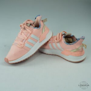 TENIS ADIDAS 24.5 CM ROSA/BLANCO PATH RUN