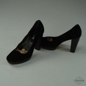 TACONES BANANA REPUBLIC 26 CM NEGRO GAMUZA