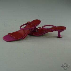 TACONES GUESS 25.5 CM ROSA/ROJO LISA