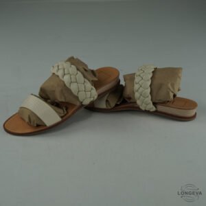SANDALIAS DOLCE VITA 25 CM BEIGE TEJIDO