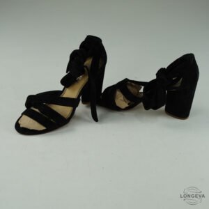 TACONES SPLENDIA 25.5 CN NEGRO GAMUZA