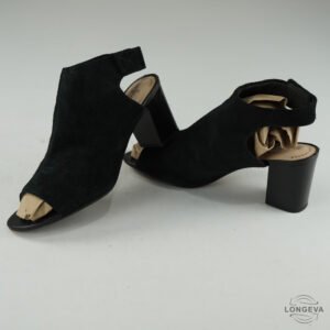 TACONES CLARKS 26.5 CM NEGRO GAMUZA