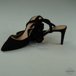 TACONES CLUB MONACO 26 CM NEGRO GAMUZA