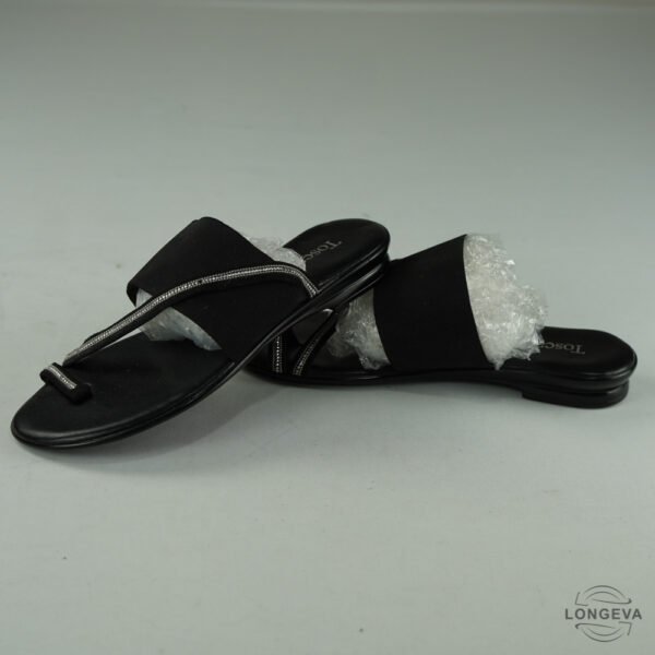 SANDALIAS TOSCANELLA 26.5 CM NEGRO LISA