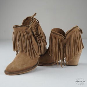 BOTAS DINGO 25.5 CM BEIGE GAMUZA