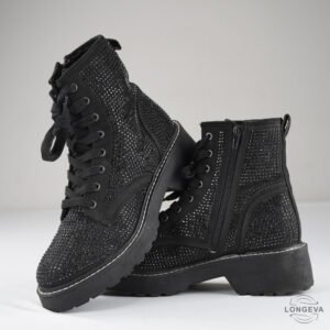 BOTAS GENERIC 26 CM NEGRO BRILLOS