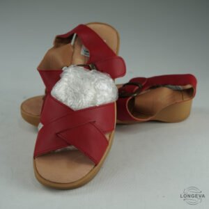 TACONES FAMOLARE 26 CM ROJO LISA