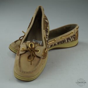 ZAPATOS SPERRY 28 CM CAFÉ ANIMAL PRINT