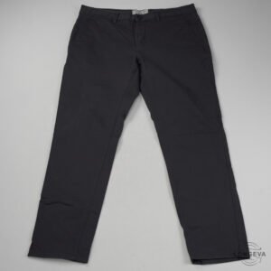 PANTALON CASUAL ZARA 34 GRIS LISA