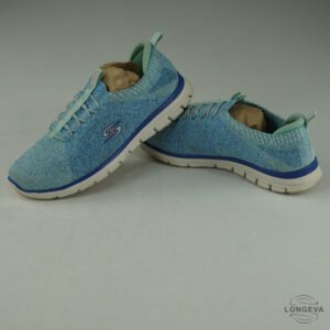 TENIS SKECHERS 27 CM AZUL/BLANCO LUMINATE