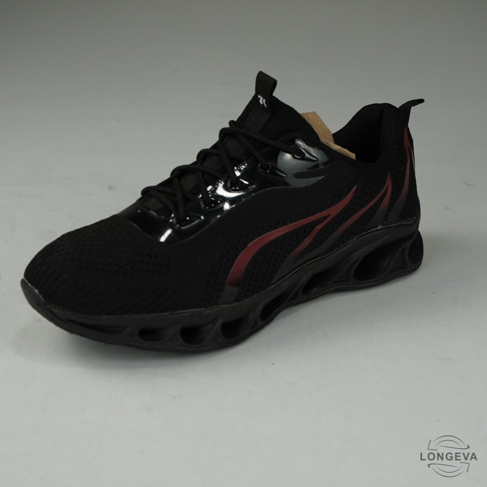 TENIS MIRACLE DASHER 30.5 CM NEGRO/ROJO RUNNING - Image 2