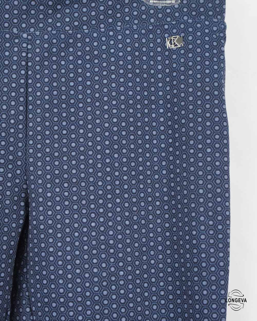 PANTALON CASUAL CALVIN KLEIN S AZUL MONOGRAMA - Image 2