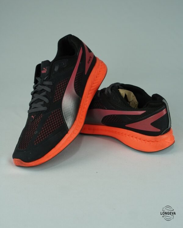 TENIS PUMA 28.5 CM NEGRO/ROJO IGNITE MESH