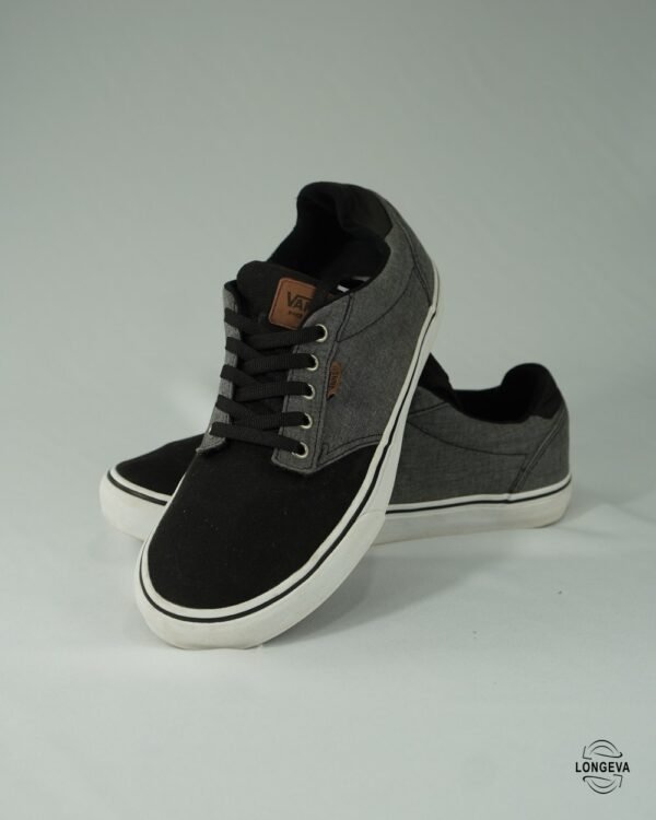 TENIS VANS 28 CM GRIS/NEGRO ATWOOD DELUXE