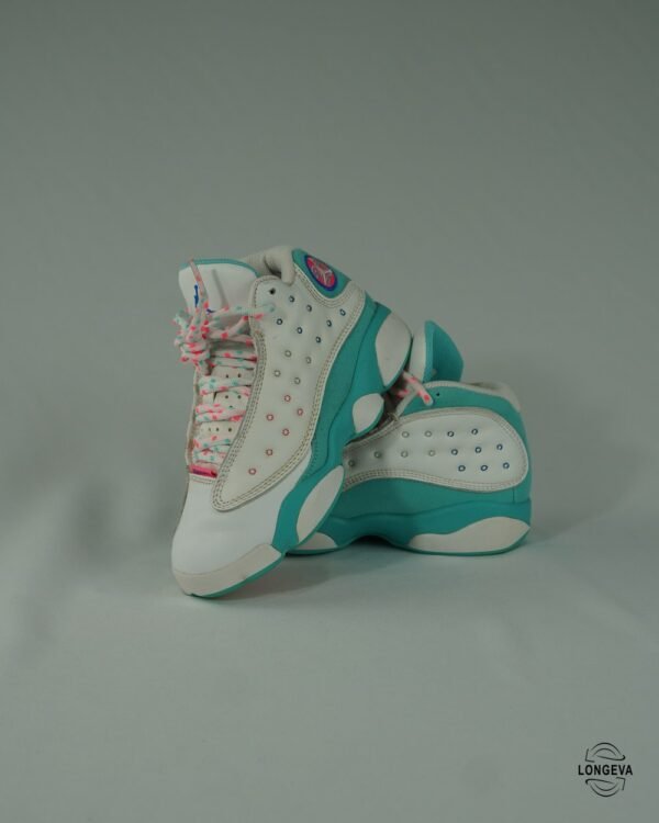 TENIS JORDAN 19 CM BLANCO/AZUL AIR JORDAN 13