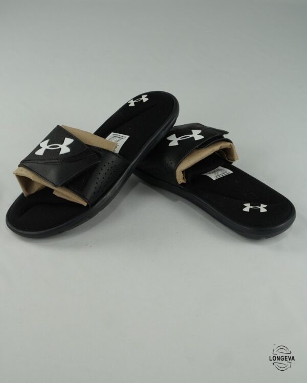 SANDALIAS UNDER AMOUR 29 CM NEGRO LOGO