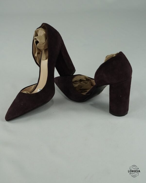 TACONES NINE WEST 21 CM MORADO GAMUZA