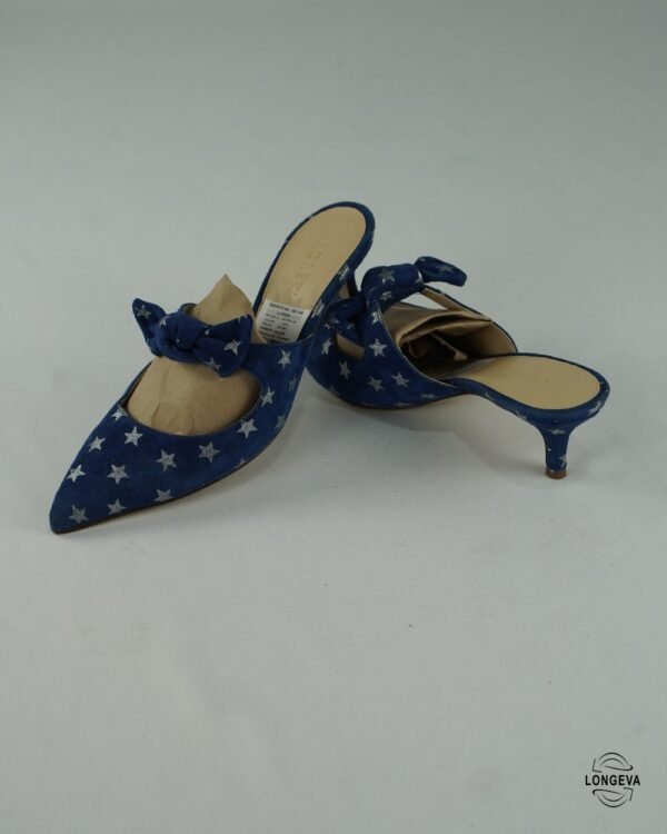 TACONES J.CREW 25 CM AZUL ESTRELLAS