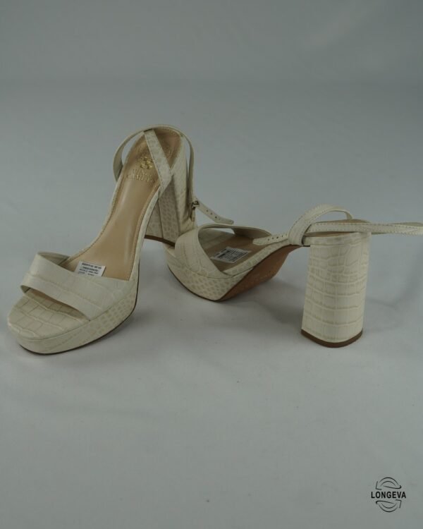 TACONES VINCE CAMUTO 25.5 CM BLANCO ANIMAL PRINT