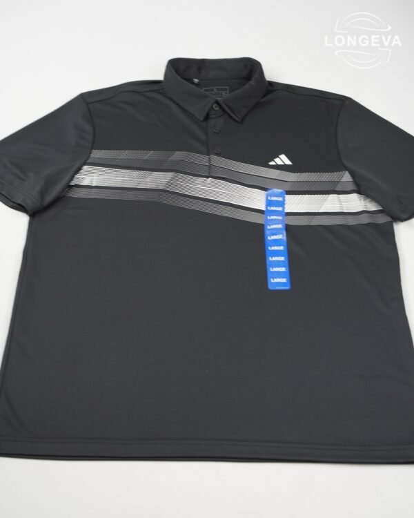 PLAYERA ADIDAS L NEGRO RAYAS
