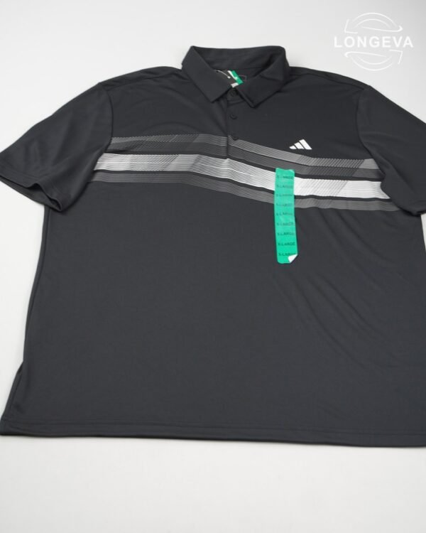 PLAYERA ADIDAS XL NEGRO RAYAS